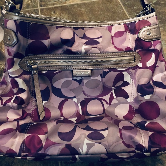 Coach purple cross body - Picture 3 of 4
